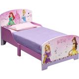 Prinsessor - Rosa Sängar Delta Children Princess Wooden Toddler Bed with Guardrails