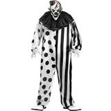 Fun World Vit Maskeradkläder Fun World Killer Clown Costume for Adults