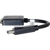 C2G DisplayPort-kablar - Hane - Hona C2G DisplayPort - DVI M-F 0.2m