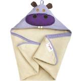 3 Sprouts Lila Babyhanddukar 3 Sprouts Hippo Hooded Towel