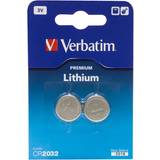 Verbatim Knappcellsbatterier Batterier & Laddbart Verbatim CR2032 2-pack
