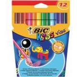 Bic Tuschpennor Bic Kids Visa Felt-Tip Color Pen 12-pack