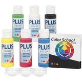 Plus Målartillbehör Plus Acrylic paint Set Primary Color 6-pack