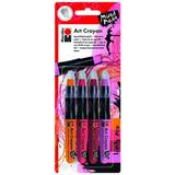 Marabu Kritor Marabu Art Crayon Lovely Red 4-pack