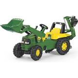 Trampbilar Rolly Toys Tractor with Loader & Rear Digger