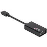 Club 3D USB C Kablar Club 3D USB C - VGA Adapter M-F 0.2m
