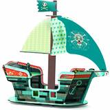 Djeco Leksaksfordon Djeco Pirate Boat 3D