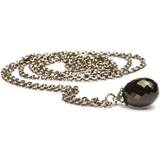Trollbeads Halsband Trollbeads Sterling Silver Necklace - Silver/Black