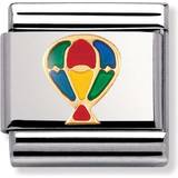 Nomination Composable Classic Link Hot-Air Balloon Charm - Silver/Gold/Red/Blue/Green