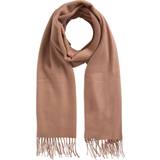 Pieces Long Woven Scarf - Beige / cafe creme
