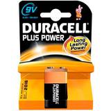 Alkalisk Batterier & Laddbart Duracell 9V Plus Power