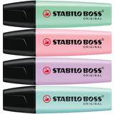 Stabilo Markers Stabilo Boss Original Pastel Colored Marker 4-pack