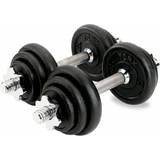 20 kg - Järn Hantlar York Fitness Cast Iron Dumbbell Set 20kg