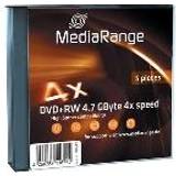 MediaRange DVD+RW 4.7GB 4x Slimcase 5-Pack