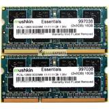Mushkin SO-DIMM DDR3 RAM minnen Mushkin Essentials DDR3 1600MHz 2x8GB (997038)
