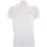 Lacoste Vinterjackor Kläder Lacoste Crew Neck Pima Cotton Jersey T-shirt - White