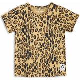 Mini Rodini T-shirts Barnkläder Mini Rodini Basic Leopard T-shirt - Beige (1000000213)