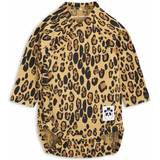 Mini Rodini Korta ärmar Barnkläder Mini Rodini Basic Leopard Wrap Body - Beige (1000001213)
