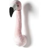 Rosa Vägghuvuden Brigbys Flamingohuvud