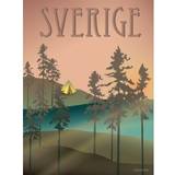 Vissevasse Sweden Woods Poster 30x40cm