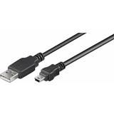 Goobay USB-USB - USB-kabel Kablar Goobay USB A - USB Mini-B 5-Pin 2.0 0.2m