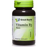 Great Earth B-vitaminer Vitaminer & Mineraler Great Earth Vitamin B3 Niacin 60 st