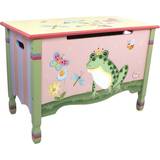 Multifärgade Kistor Barnrum Teamson Fantasy Fields Magic Garden Toy Chest with Safety Hinges