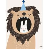 Michelle Carlslund Inredningsdetaljer Michelle Carlslund Lion & Bunny Poster 50x70cm