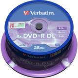 Dvd double layer verbatim Verbatim DVD+R 8.5GB 8x Spindle 25-Pack