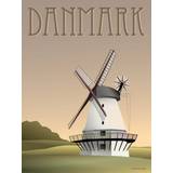 Vissevasse Denmark Mill Poster 50x70cm