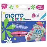 Giotto Hobbymaterial Giotto Decor Textile Markers 12-pack
