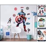 Walltastic Superhjältar Inredningsdetaljer Walltastic Captain America Large Character Sticker 44272