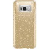 Speck Guld Mobilfodral Speck Presidio Clear Glitter Case (Galaxy S8 Plus)
