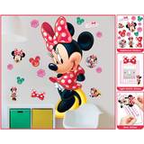 Musse Pigg - Röda Barnrum Walltastic Minnie Mouse Large Character Room Sticker 44265