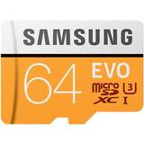 Minneskort & USB-minnen Samsung Evo MicroSDXC UHS-I U3 64GB