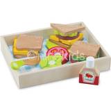 New Classic Toys Matleksaker New Classic Toys Cutting Meal Lunch Picnic Box 18pcs