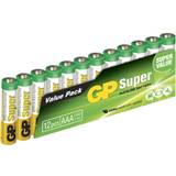 Engångsbatterier Batterier & Laddbart GP Batteries 24A AAA LR03 Super 12-pack