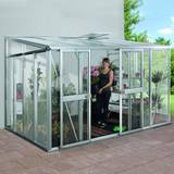 Standardglas Väggväxthus Vitavia Helena 8.6m² Aluminium Glas