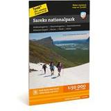 Böcker Sareks nationalpark 1:50.000 (Karta, Falsad., 2016)