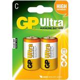 GP Batteries Batterier - Gråa Batterier & Laddbart GP Batteries 15AU Lr 14 C Ultra 2-Pack