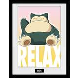 EuroPosters Barnrum EuroPosters Pokemon Snorlax Poster & Affisch 30x40cm