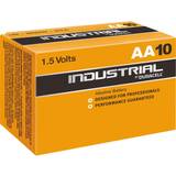Batterier - Engångsbatterier - Orange Batterier & Laddbart Duracell AA 1.5V Industrial (10 pcs)