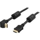 Deltaco HDMI - HDMI High Speed with Ethernet (angled) 10m
