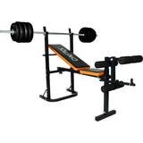 Träningsbänkar & Ställningar Gymstick Weight Bench with Barbell Set 40kg