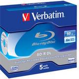 Optisk lagring Verbatim BD-R 50GB 6x Jewelcase 5-Pack