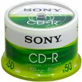 Sony CD Optisk lagring Sony CD-R 700MB 48x Spindle 50-Pack