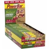 PowerBar Natural Energy Cereal Bar Raspberry Crisp 40g 24 st