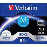 Blu-ray Optisk lagring Verbatim M-Disc 4x BD-R XL 100GB 5-pack Jewelcase