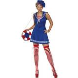 Röd - Sjöman Maskeradkläder Smiffys Sailor Cutie Costume Blue