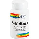 Sötningsmedel Fettsyror Solaray Vitamin B12 Folic Acid 90 st